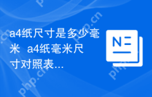 a4纸尺寸是多少毫米  a4纸毫米尺寸对照表分享