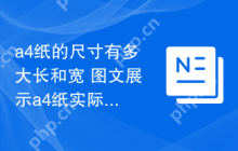 a4纸的尺寸有多大长和宽 图文展示a4纸实际长宽比例