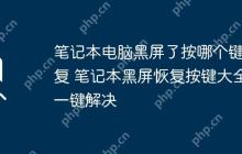 笔记本电脑黑屏了按哪个键恢复 笔记本黑屏恢复按键大全一键解决