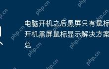 电脑开机之后黑屏只有鼠标 开机黑屏鼠标显示解决方案汇总