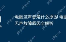 电脑没声音是什么原因 电脑无声故障原因全解析