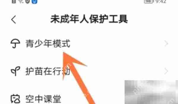 快手青少年版设置方法