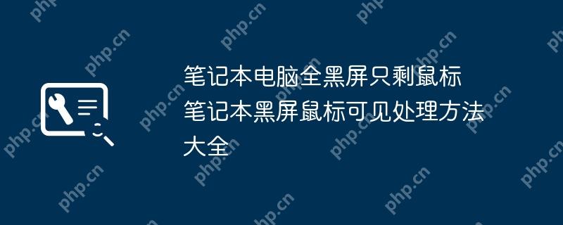 笔记本电脑全黑屏只剩鼠标 笔记本黑屏鼠标可见处理方法大全