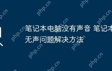 笔记本电脑没有声音 笔记本无声问题解决方法
