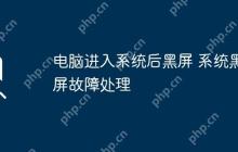 电脑进入系统后黑屏 系统黑屏故障处理