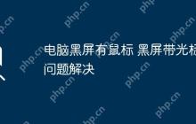 电脑黑屏有鼠标 黑屏带光标问题解决