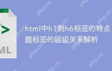 html中h1到h6标签的特点 标题标签的层级关系解析