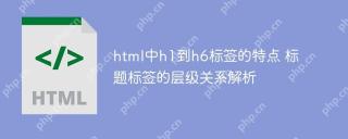 html中h1到h6标签的特点 标题标签的层级关系解析