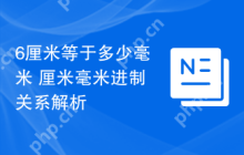 6厘米等于多少毫米 厘米毫米进制关系解析