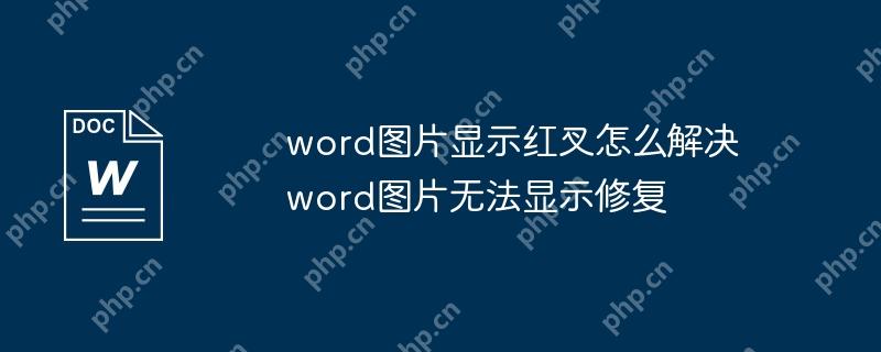 word图片显示红叉怎么解决 word图片无法显示修复
