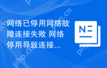 网络已停用网络故障连接失败 网络停用导致连接失败的解决方法
