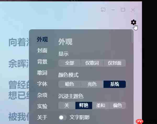 网易云曲面歌词美化怎么弄 网易云曲面歌词美化设置教程