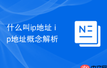 什么叫ip地址 ip地址概念解析