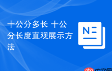 十公分多长 十公分长度直观展示方法