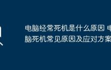 电脑经常死机是什么原因 电脑死机常见原因及应对方案