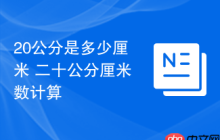 20公分是多少厘米 二十公分厘米数计算