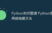 Python知识图谱 Python语义网络构建方法