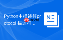 Python中描述符protocol 描述符协议__get__和__set__实现原理