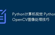 Python计算机视觉 Python OpenCV图像处理技巧