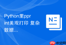 Python里pprint美观打印 复杂数据结构美观输出pprint的格式化
