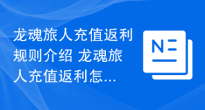 龙魂旅人充值返利规则介绍 龙魂旅人充值返利怎么领
