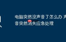 电脑突然没声音了怎么办 声音突然消失应急处理