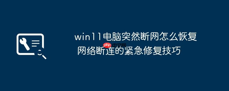win11电脑突然断网怎么恢复 网络断连的紧急修复技巧