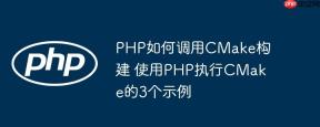 PHP如何调用CMake构建 使用PHP执行CMake的3个示例