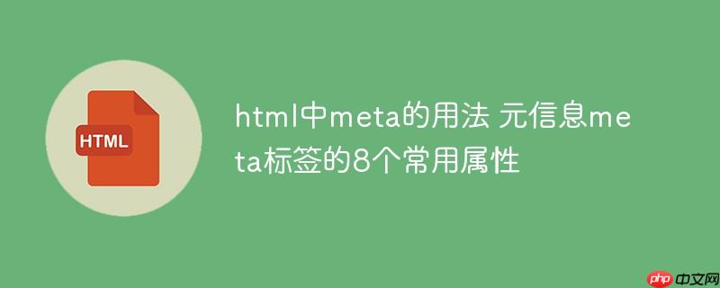 html中meta的用法 元信息meta标签的8个常用属性