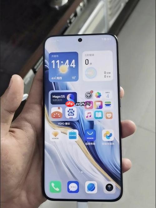 华为手机中开启手套模式的具体设置方法