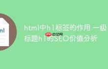 html中h1標(biāo)簽的作用 一級標(biāo)題h1的SEO價(jià)值分析