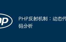 PHP反射机制：动态代码分析