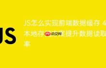 JS怎么实现前端数据缓存 4种本地存储方案提升数据读取效率