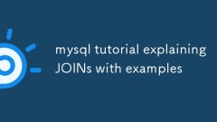 tutoriel mysql expliquant les joints avec des exemples