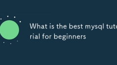 Quel est le meilleur tutoriel MySQL pour les débutants