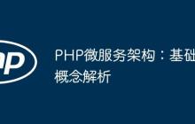 PHP微服务架构：基础概念解析