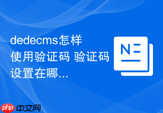 dedecms怎样使用验证码 验证码设置在哪里