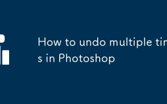 Cara membatalkan beberapa kali di photoshop