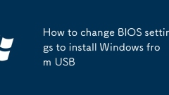Cara Mengubah Tetapan BIOS Untuk Memasang Windows dari USB