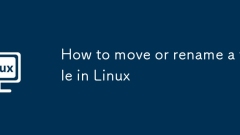 How to move or rename a file in Linux