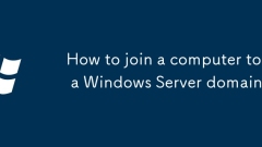 Bagaimana cara menyertai komputer ke domain Windows Server?