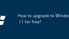 How to upgrade to Windows 11 for free?