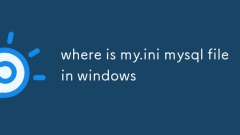 où est mon fichier mysql mon.ini dans Windows