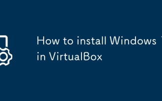 How to install Windows 10 in VirtualBox