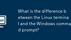 Apakah perbezaan antara Terminal Linux dan Windows Command Prompt?