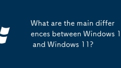 What are the main differences between Windows 10 and Windows 11?