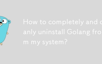 How to completely and cleanly uninstall Golang from my system?