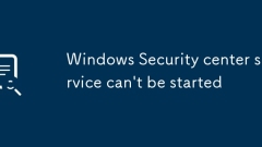 Windows Security Center ???? ??? ? ????