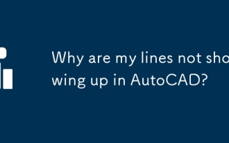 Mengapa garisan saya tidak muncul di AutoCAD?