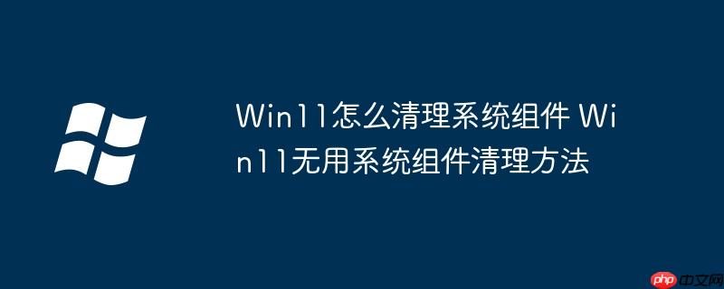 win11清理 win11清洁安装